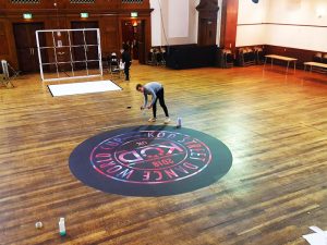 Office floor branding London