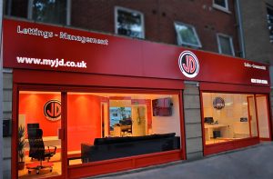 estate agent signs Hammersmith