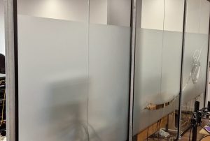 frosted glass wall partitions Battersea￼