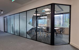 Frosted Film partition walls Wood Green