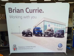 Curved Backdrop Stands Olympia