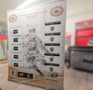 Roll Up Banner ExCel venue 1
