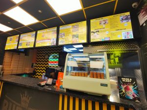 menu signs Wimbledon