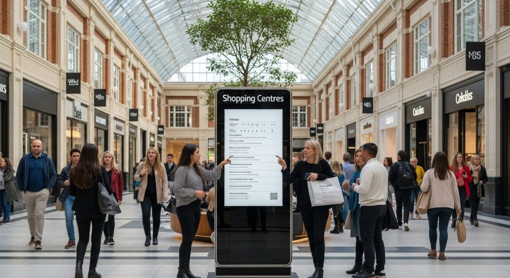 shopping centre signage UK