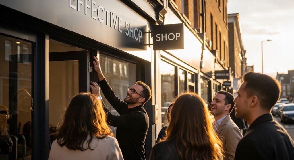 shop sign design