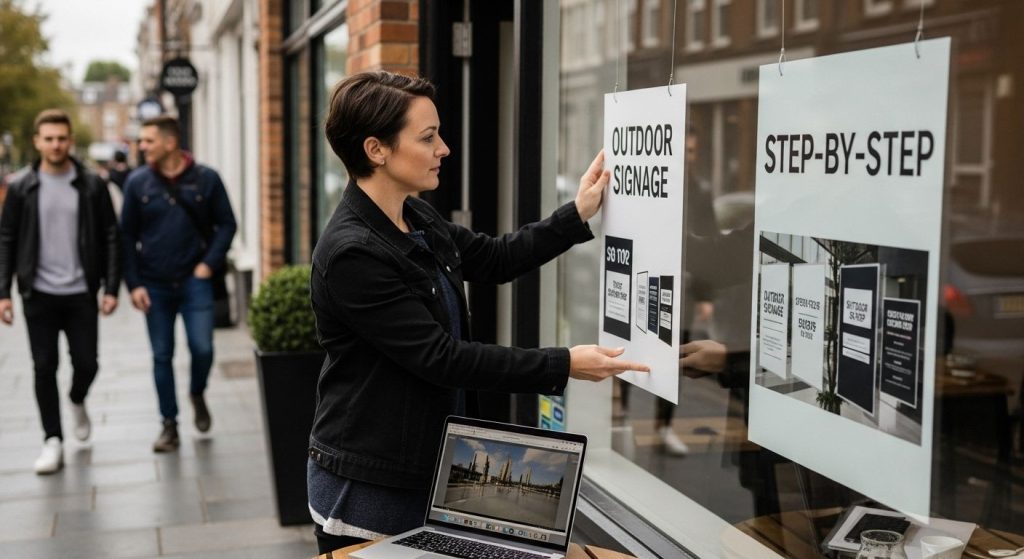 choosing outdoor signage process