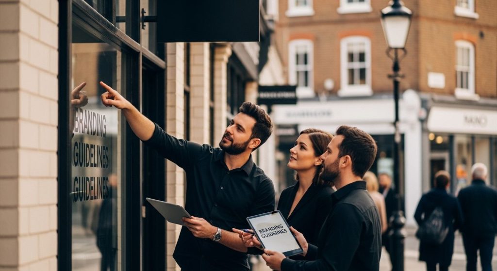shopfront branding guidelines implementation