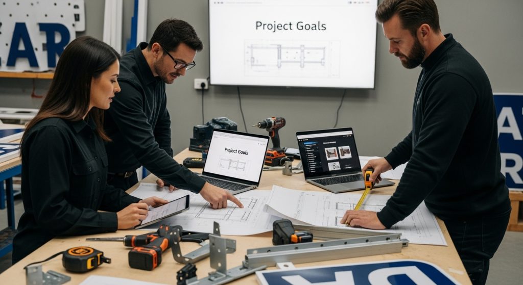 signage project management