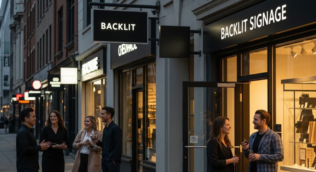 backlit signage business
