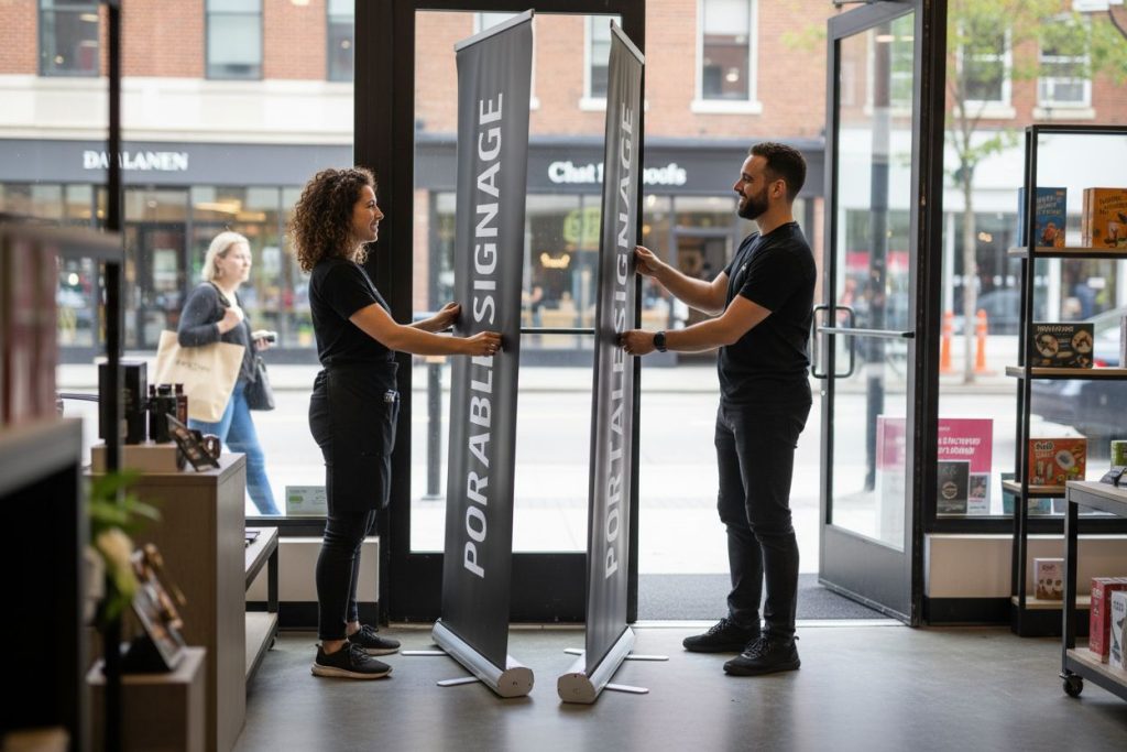 portable signage business
