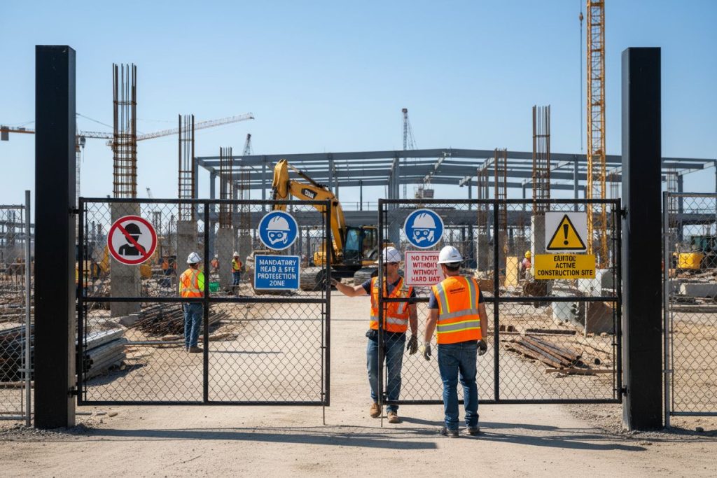 construction site signage