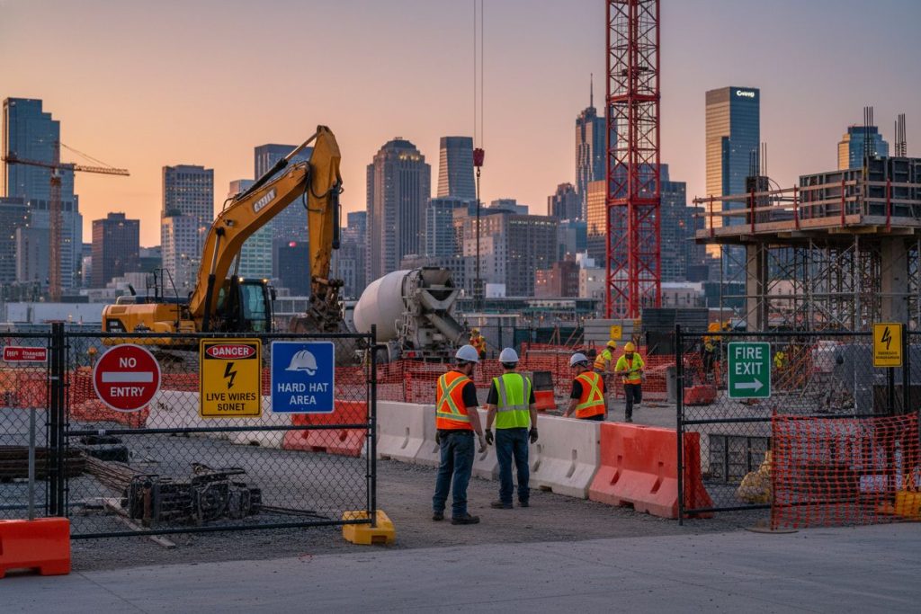 construction site signage