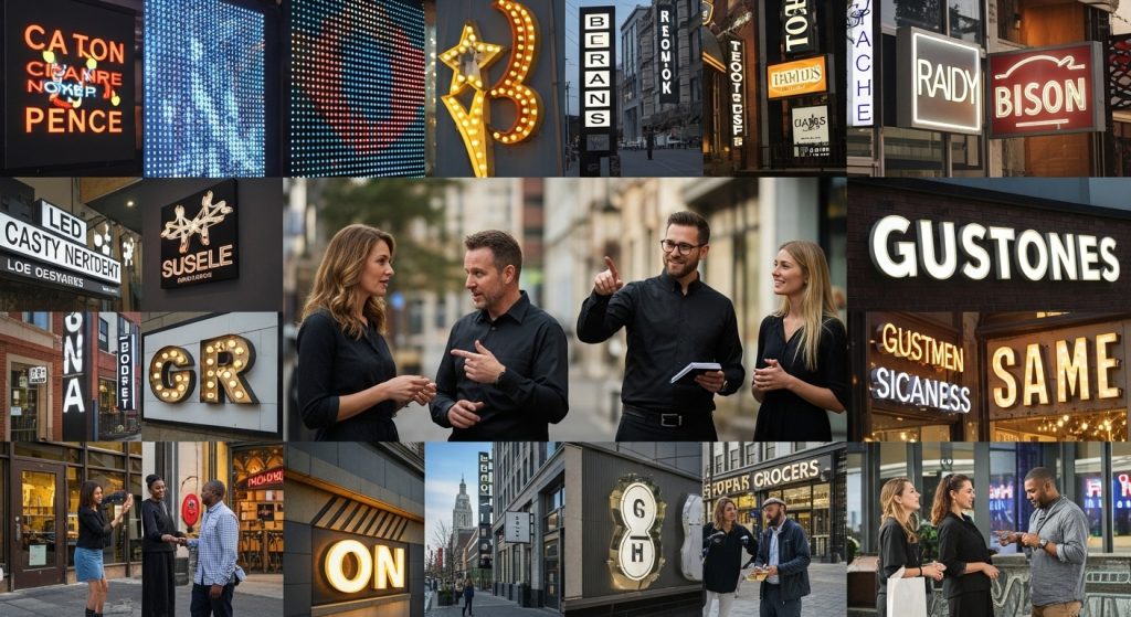 illuminated signage business options
