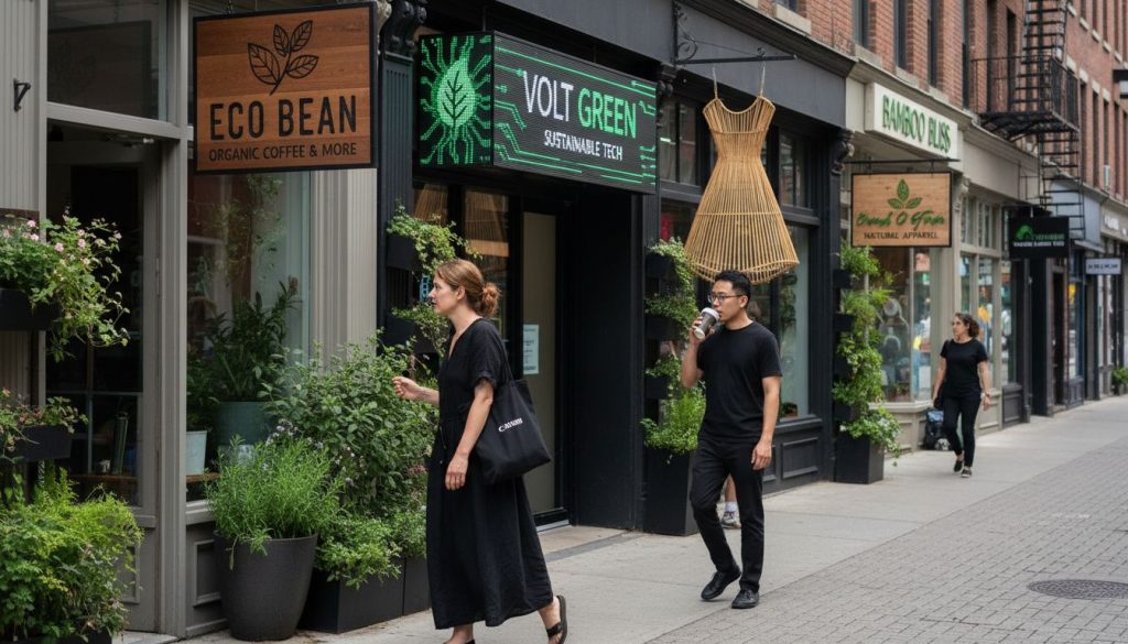 sustainable signage solutions