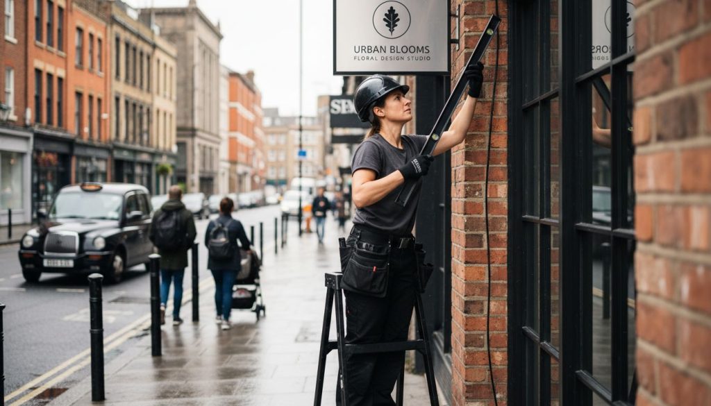 business sign installation