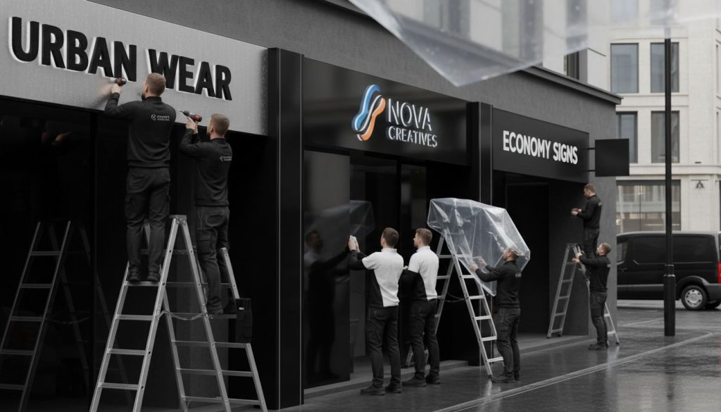 business signage installation
