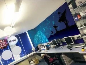 Professional wall graphics printing London for offices and creative workspaces